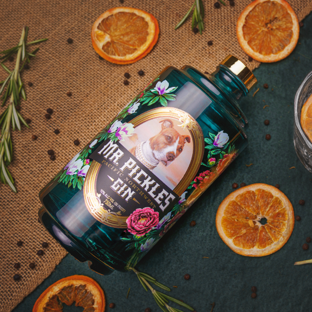 Product Detail  Mr. Pickles Gin Pacific Northwest Gin
