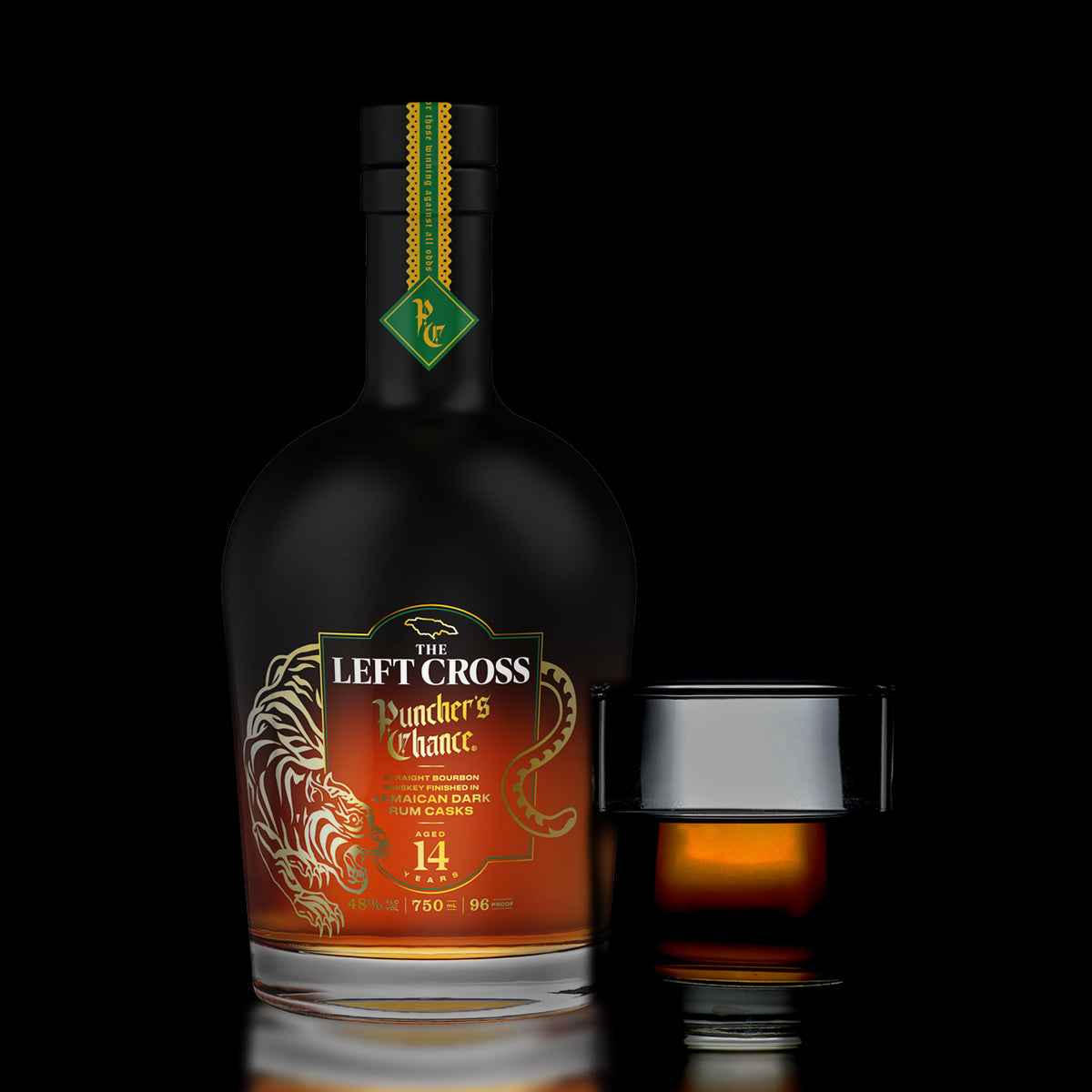The Left Cross - 14-Year Old Rum-Barrel Finished Bourbon - Wolf